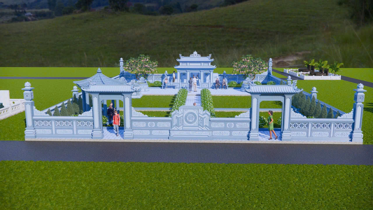 Quá trình thi công Lăng mộ