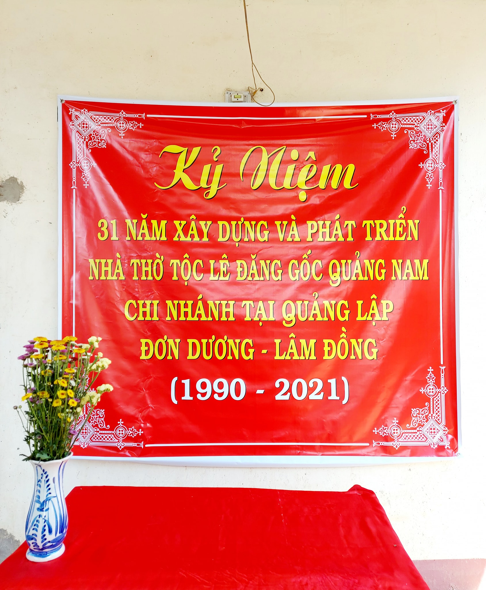 KỶ NIỆM 31 NĂM NGÀY XÂY DỰNG NHÀ THỜ TỘC LÊ ĐĂNG CHI NHÁNH QUÃNG LẬP - LÂM ĐỒNG